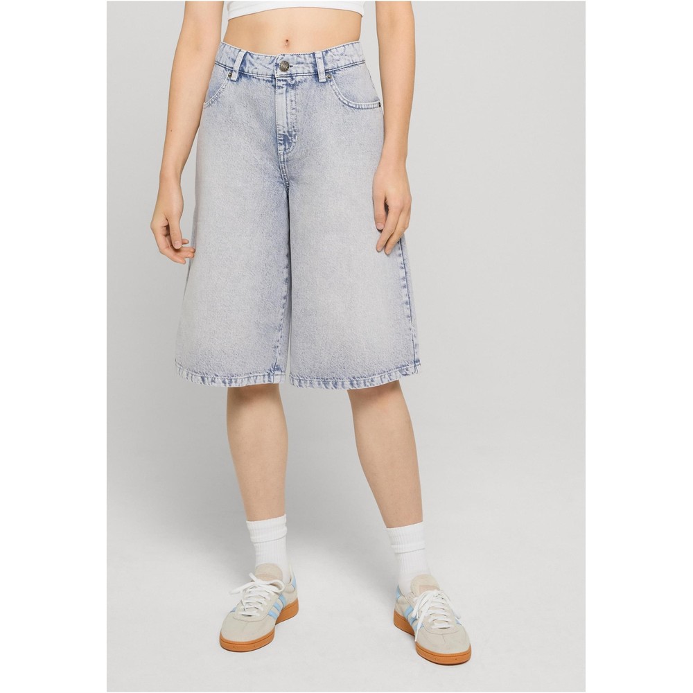 Urban Classics - Denim Bermuda Pantalon court - Violet